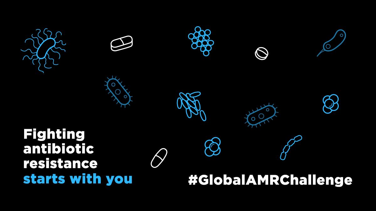 INFEX_TX's tweet photo. #AntibioticResistance is a One Health problem connected to the health of people, animals, and the environment. Join the #GlobalAMRChallenge to help protect it all https://t.co/JRpC2ysKUk https://t.co/nB2LZjZTnK
