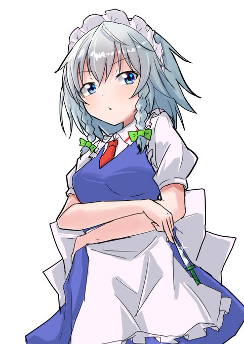 #深夜の真剣お絵描き60分一本勝負 
十六夜咲夜 