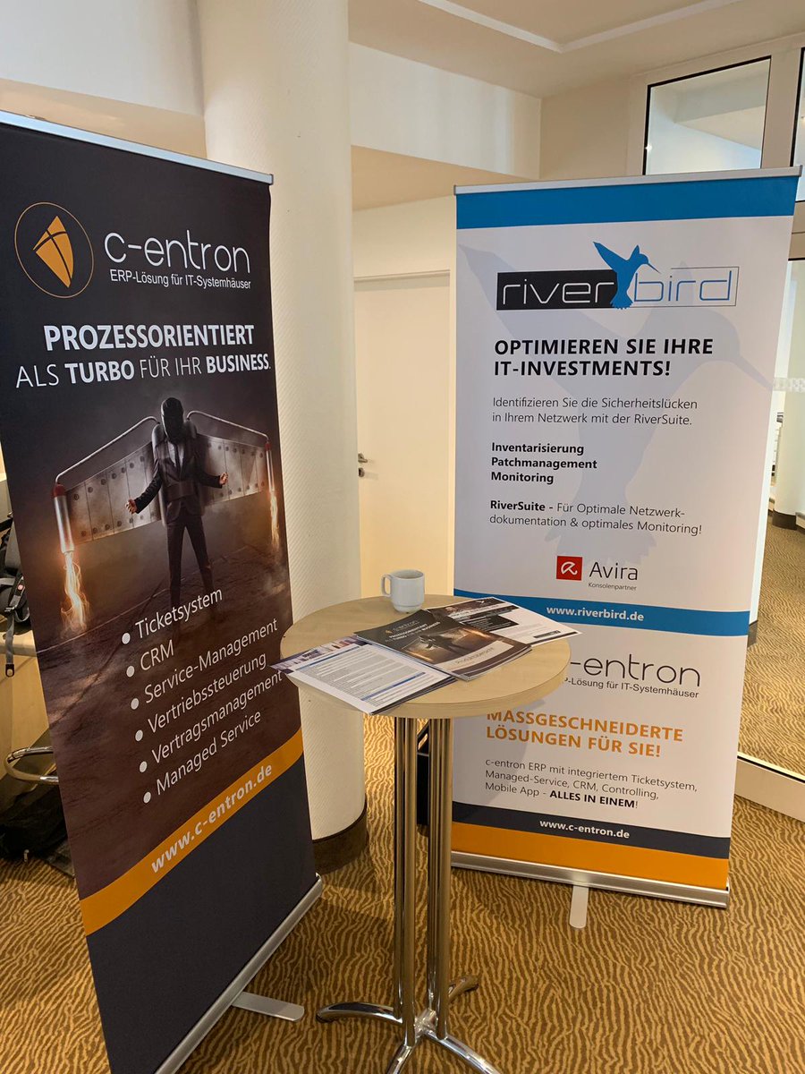 centronsoftware's tweet photo. Die Ruhe vor dem Sturm!
Heute in Frankfurt auf dem @Avira Partnertag!
#avmanagement #avira #managedservice #partner #business #mittelstand https://t.co/FRbiruZS31