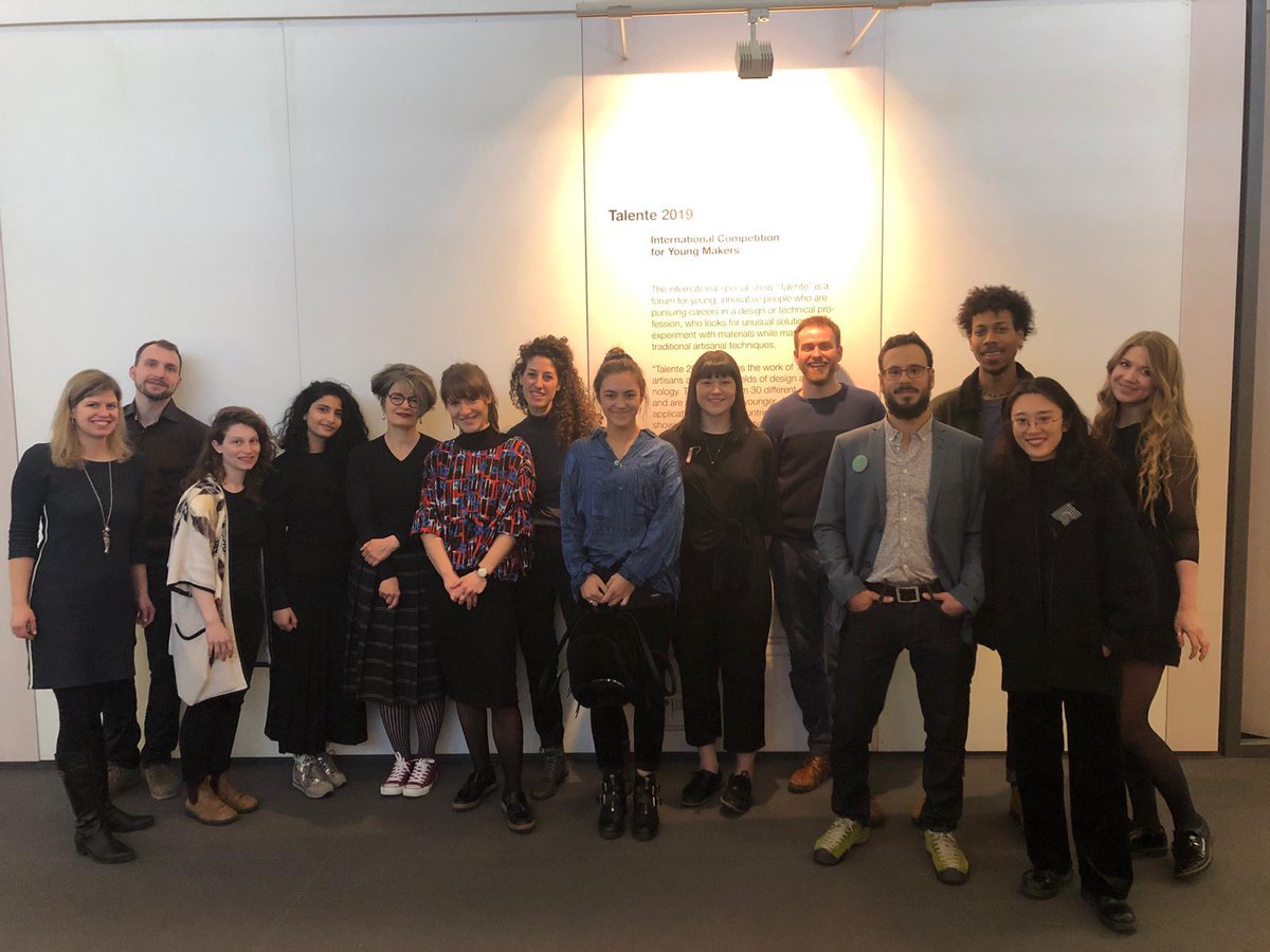 rosiedeeganart's tweet photo. Had a  magical week exhibiting at Talente 2019 this year. Thankyou again Frau Braesel giving me this wonderful opportunity to exhbit in Munich and for introducing me to some very inspiring new friends!
#talente2019 #munichjewelleryweek #craftscouncil  #hothouse2017 https://t.co/Bu4PiEGQkz