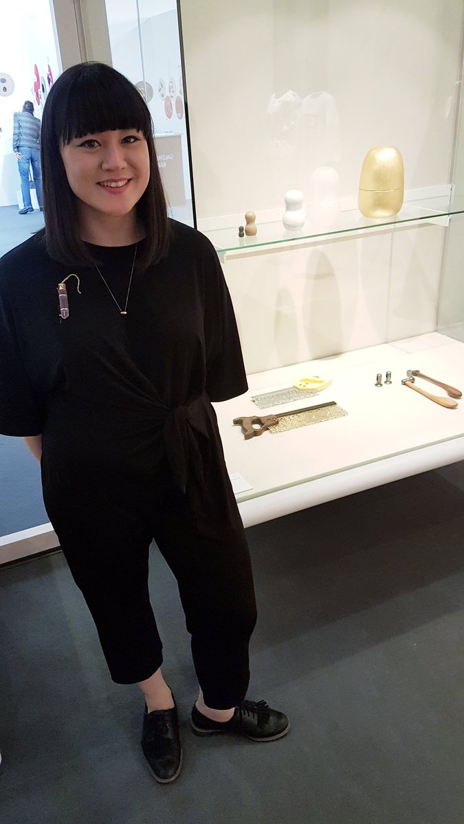rosiedeeganart's tweet photo. Had a  magical week exhibiting at Talente 2019 this year. Thankyou again Frau Braesel giving me this wonderful opportunity to exhbit in Munich and for introducing me to some very inspiring new friends!
#talente2019 #munichjewelleryweek #craftscouncil  #hothouse2017 https://t.co/Bu4PiEGQkz