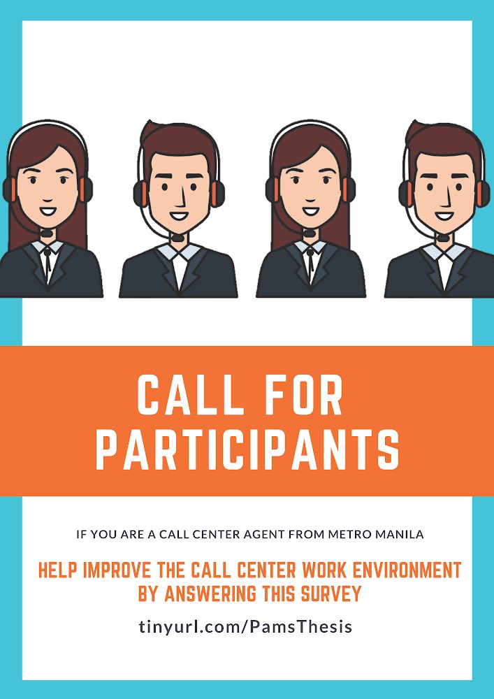 pamdelatorre_'s tweet photo. Help me get that #Sablay2019 🌻

If you are currently employed as a call center agent, you can help me by answering this short survey! It will only take you about 10 minutes 😊

https://t.co/0IiXa6aFTb

(Retweets are appreciated ❤️) https://t.co/s132QmdH8c