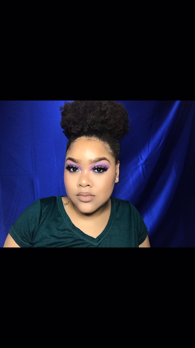 deethemusee's tweet photo. Today’s look 🔮✨💜 P.S : Can you notice the difference in these photos? 🧐
#DeeTheMuse #aspiringmua
#mua #makeuplook333 #ctmakeup #conneticutmakeup #naturalhair #blackentrepreneur #mua #businessowner #bhcosmetics #morphe #newlondonmakeup #blackexcellence2019 #undiscoveredmuas https://t.co/qf2S4BoLSS