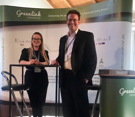 Greenlink_IC's tweet image. We are all set up at #PCIdaysEU! Come &amp;amp; see us on stand 28 to find out more about the Greenlink #interconnector project to link the Irish and GB #electricity markets, benefiting consumers, #energysecurity &amp;amp; regional investment. #CEFEnergy @inea_eu @Energy4Europe
