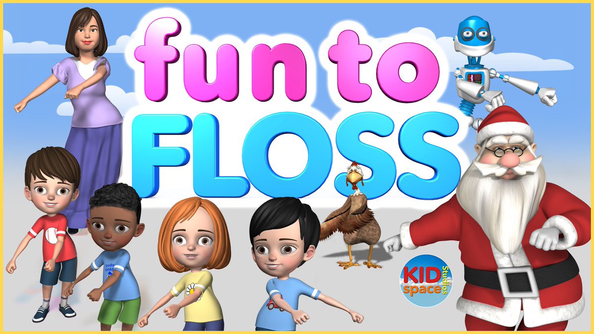 KIDspaceStudios's tweet photo. Do you LOVE to FLOSS?! 😎

Check out our newest video jam for some flossin’ fun! 

https://t.co/QyIdARP06y

#floss #flossdance #flossing #babysharkfloss #dance #dancing #kidsyoutubechannel #youtubers #newvideo #kidspacestudios #kidspace https://t.co/Q78jbMTxrX