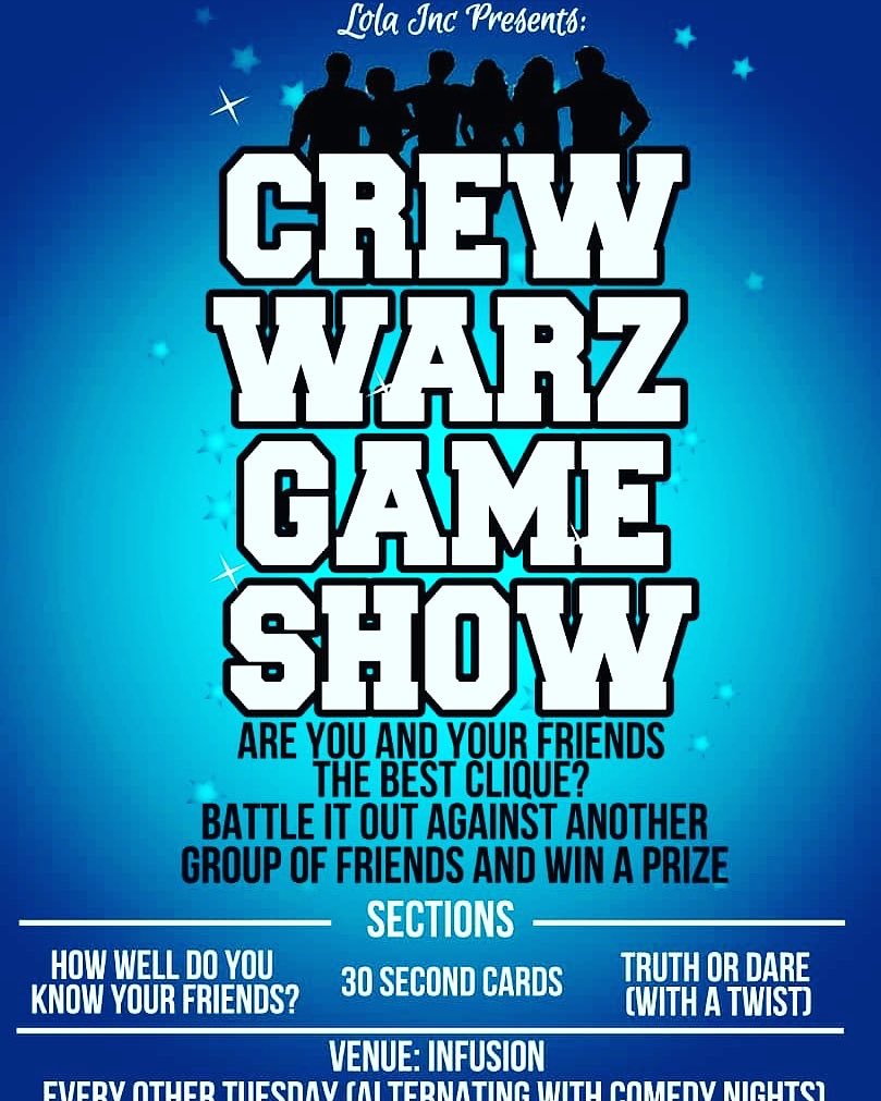 InfusionLounge's tweet image. Come tonight and enjoy our happy hour right before crew wars.  Get a cocktail and burger only for 2500🍹🍔