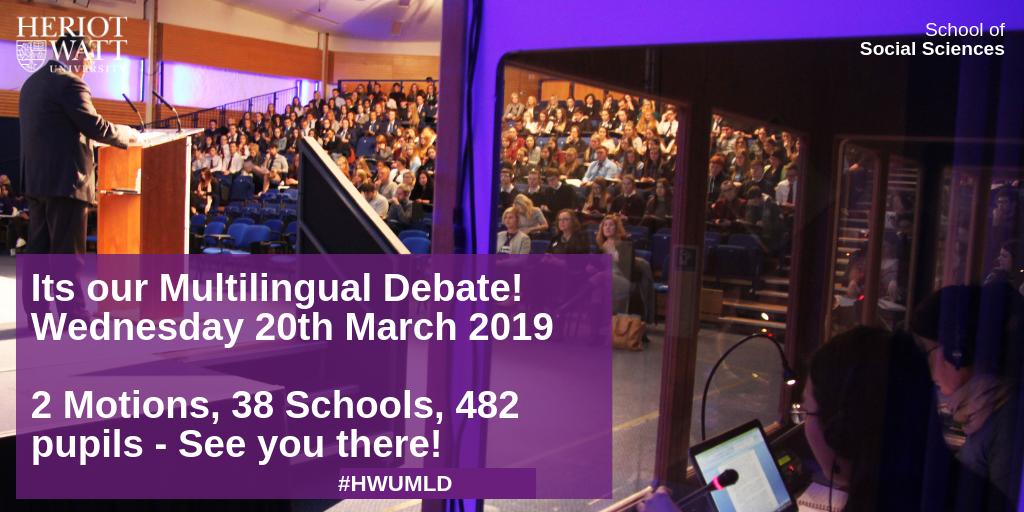 We are almost there, its our #HWUMLD tomorrow! We are looking forward to welcoming our schools from #Edinburgh #Glasgow #CentralScotland & #Inverness safe journey tomorrow!