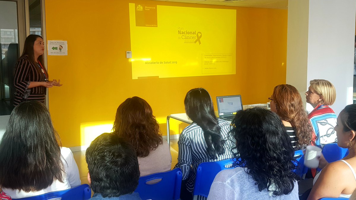ATapiaC's tweet photo. En el marco del #PlanNacionaldeCancer, el primer paso es crear conciencia en los equipos de Salud, fomentando la incorporación global de la prevención, promoción y educación. 
#ChileLoHacemosTodos #MasGestionAPS #ChileEnMarcha #DIVAP https://t.co/jCtPZ6rVKB