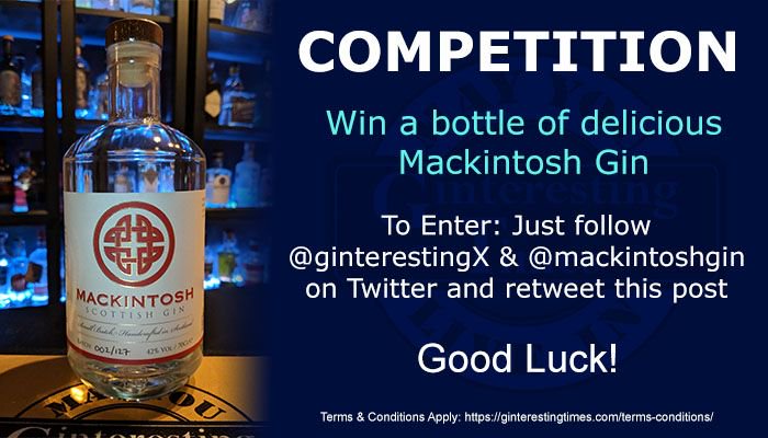 ginterestingX's tweet photo. [Sponsored] 🍸COMPETITION🍸

Win a bottle of delicious Mackintosh Gin! (Blog up tomorrow 😄)

To Enter: Just follow @ginterestingX and @mackintoshgin &amp; RT this post!
Winner picked at random.

(T&amp;Cs apply, Closes Midnight 31/3/19, 🔞)
#gin #competition #giveaway #CompetitionTime https://t.co/DuBfAs53bC