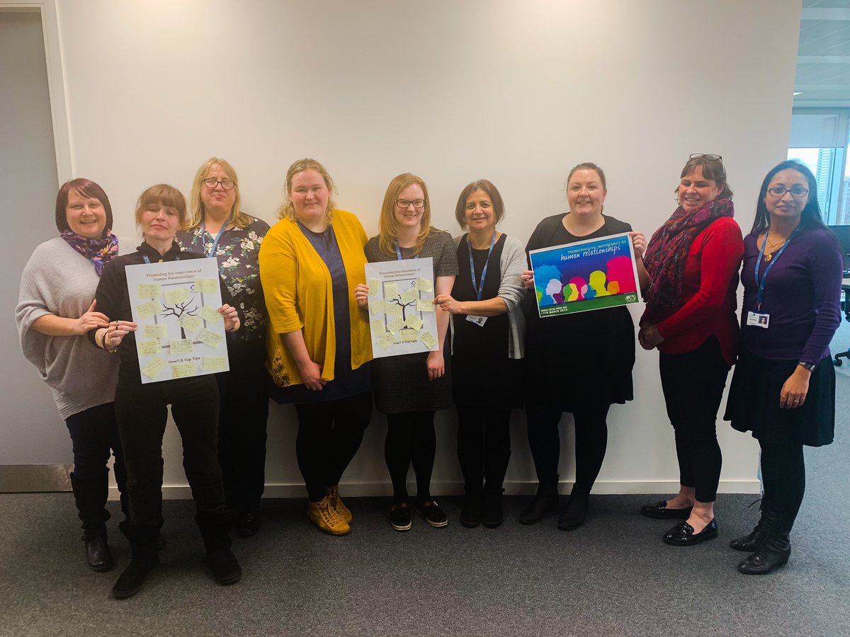 Coventry’s children’s disability team celebrated #socialworkday by talking about the importance of relationships and connections. We also ordered pizza for lunch! 🍕- organised by our amazing student Tammy, @LTPM2 @coventryDCS