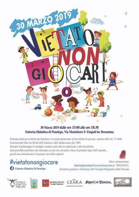 FattoriaDidatt1's tweet photo. #vietatonongiocare #30marzo19 #fattoriadipenelope #iniziative #natu@empovaldo @valdelsanet @regionetoscana @CetraCultura @Nazione_Empoli @BrendaBarnini https://t.co/q5URvKwD8b