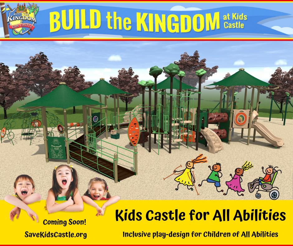 NEW PLAY STRUCTURES FOR CHILDREN OF ALL ABILITIES COMING TO KIDS CASTLE > savekidscastle.org/about-us/ #Doylestown <a href="/DoylestownTwp/">Doylestown Township</a>