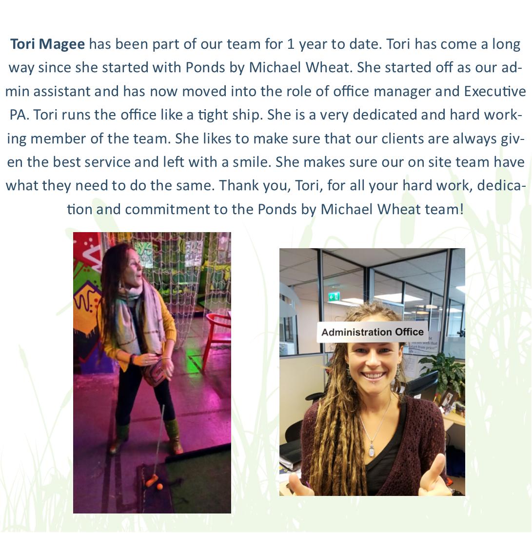 PondsbyMW's tweet photo. Happy 1 year anniversary, Tori Magee. To many more great years to follow.
#PondsbyMichaelWheat #OneYearAnniversary #1Year #Family #OfficeManager #ExecutivePA #PersonalAssistant #PondEnquires #SwimPond #NaturalSwimmingPool #PondBuild #Pond #Clients #Maintenance #WaterFeature https://t.co/TPfzBpzJgj