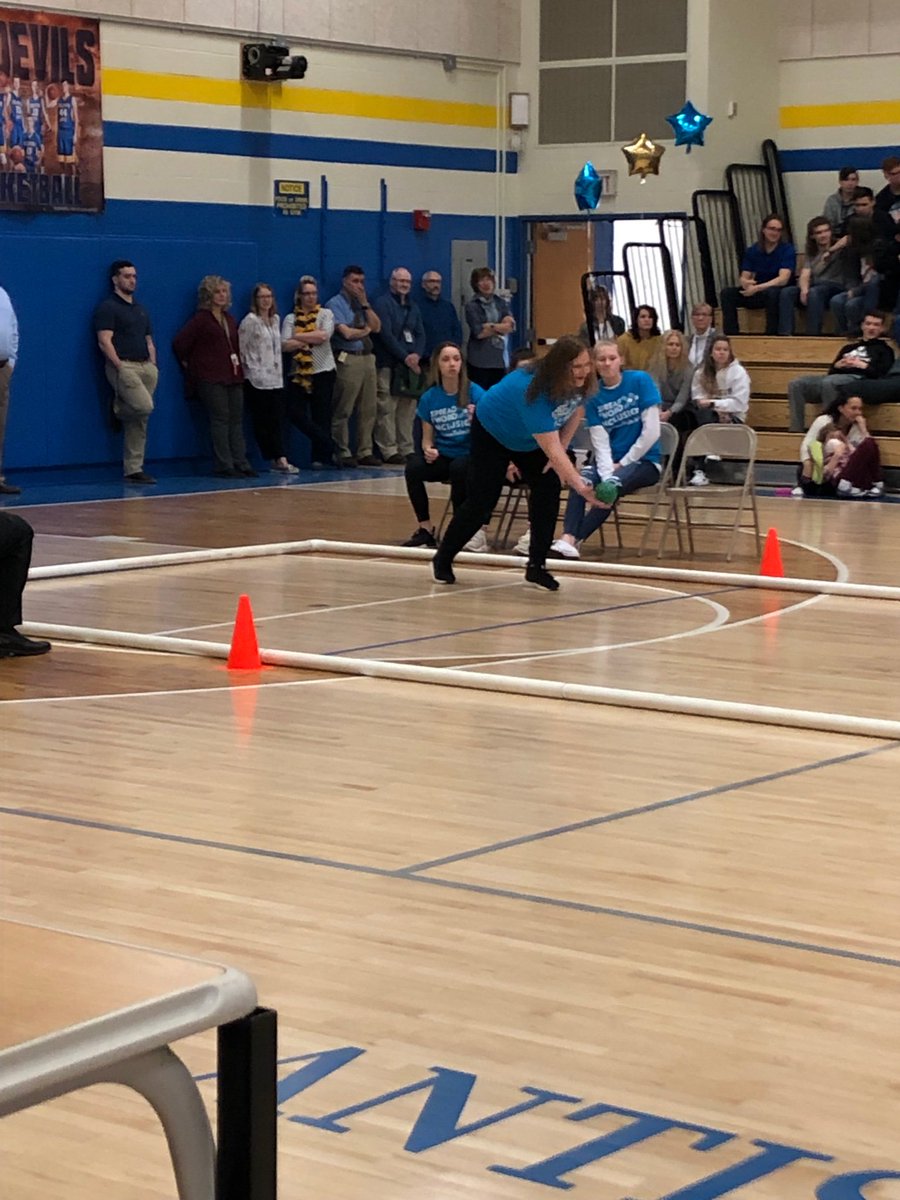 BA_BluePrint's tweet photo. Students played in an exhibition bocce match one team made up of lady blue devil basketball player and the other of bocce team members and faculty!!! The bocce team won shoutout to @PledgetoInclude https://t.co/5UAwn7qZ1r