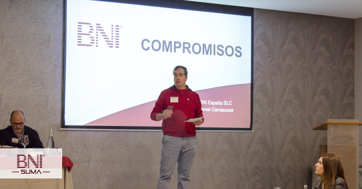 BNISuma's tweet photo. Los compromisos una parte importante que cada miembro tiene que cumplir para mantener los números y valores de BNI Suma. Es el momento de educación por Daniel Carrascosa de Optica VELEZ https://t.co/KoJS4aFUeh