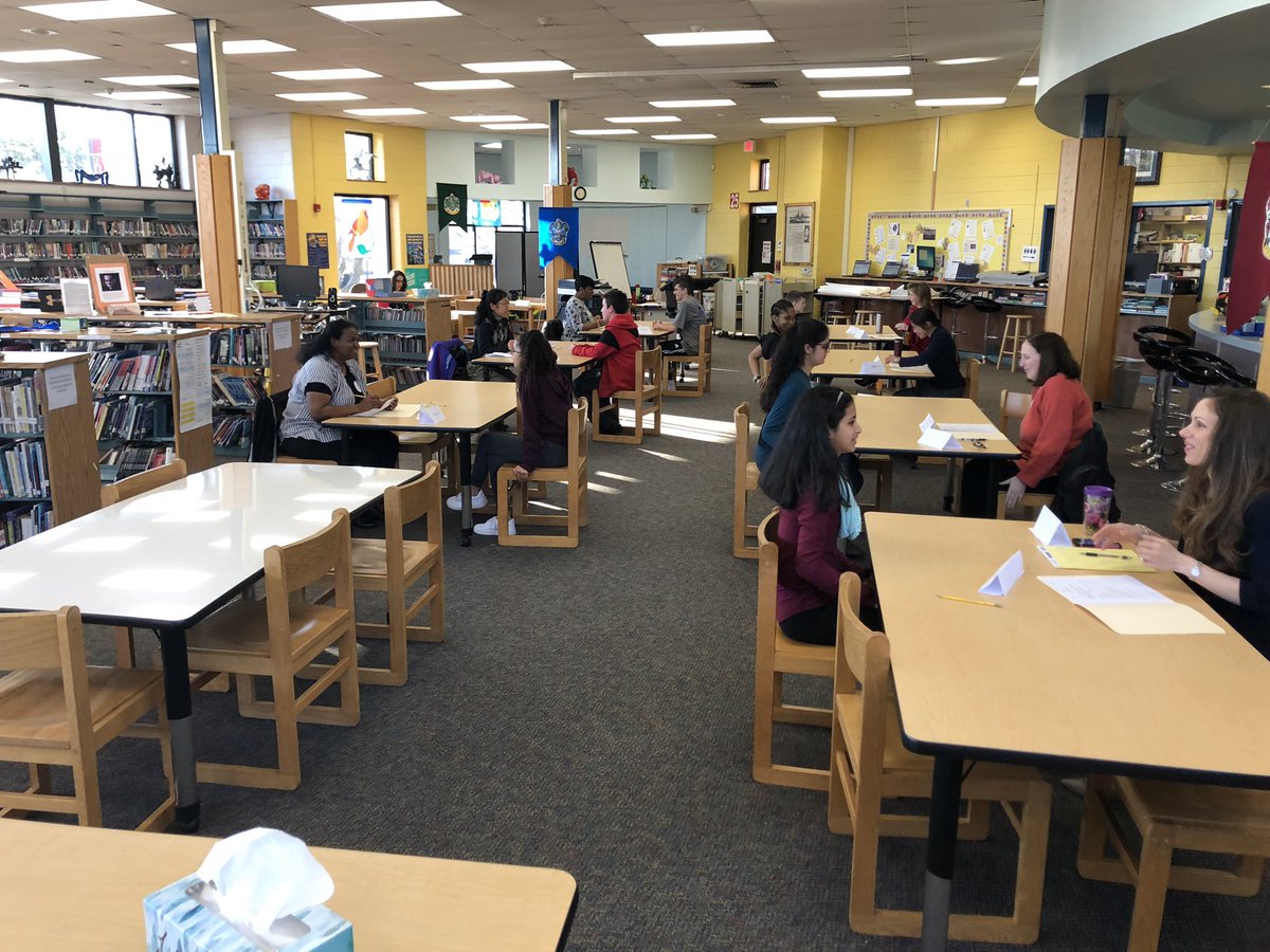 It’s begun!! 8th grade interview day 💕😀