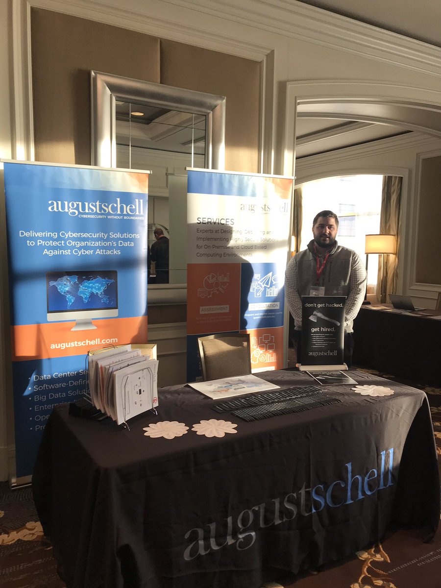 AugustSchell's tweet photo. Special thanks to @F5Networks  and @Carahsoft for inviting us to #F5GovSym 2019! Stop by table 49 if you’re here to learn more about we’ve helped our customers with a comprehensive #PrivelegedUserAccess solution. https://t.co/TfSb8qC5DY