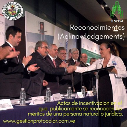 iesptsa's tweet photo. #Gestionprotocolar #IESPTSA #UCV Tipos de Eventos,#Reconocimiento (Acknowledgementw). Acto de incentivación en el que públicamente se reconocen los méritos de una persona natural o jurídica.
#ceremonial #etiqueta  #social  #turismo  #venezuela🇻🇪 #sosvenezuela🇻🇪🆘🆘🆘 #felizmartes https://t.co/SpTw7HCi5m
