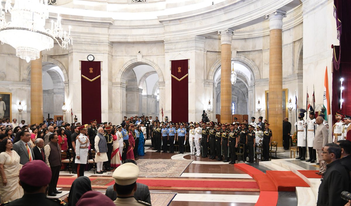 narendramodi's tweet image. Gallantry Awards and Distinguished Service Decorations were conferred upon outstanding people who have been serving India with utmost courage. 

Here are pictures from today’s ceremony.