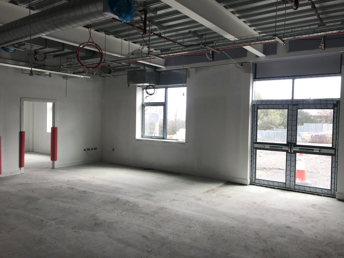 TomSmalley92's tweet photo. Mist coat commenced to ground floor by @yourseddon painters #sandsidelodgeschool #builtbyseddon https://t.co/5DSMfAr6vI