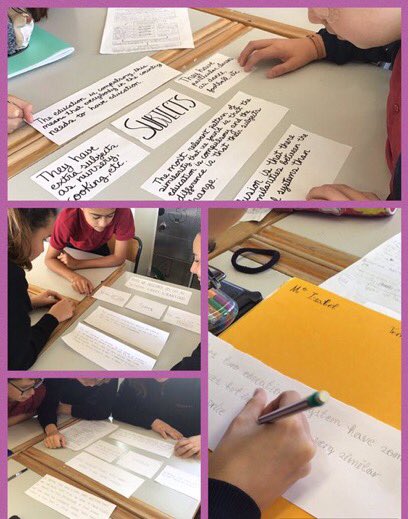 RealejosNazaret's tweet photo. 1st ESO project on “ British &amp; Spanish Educational Systems”. Summarizing both systems by using @RobertSwartz Compare and Contrast Thinking skill. #BeLifeBeLive @coleinnovadores https://t.co/ZyT1knsYyX
