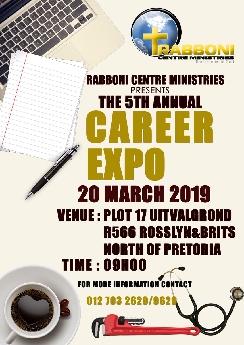 IAmLesegoDaniel's tweet photo. #TuesdayVibes [CAREER EXPO COUNT DOWN HAS BEGUN]: Come and join the “Written Letters”, the “Untouchables”, the manifested Sons of glory tomorrow for the day
we have been waiting for, oh Yes! The RCM #MyCareer Choice Expo is finally here. #ChangingTheLivesOfYouth
#TheMessiahEffect https://t.co/K07JkfZ57q