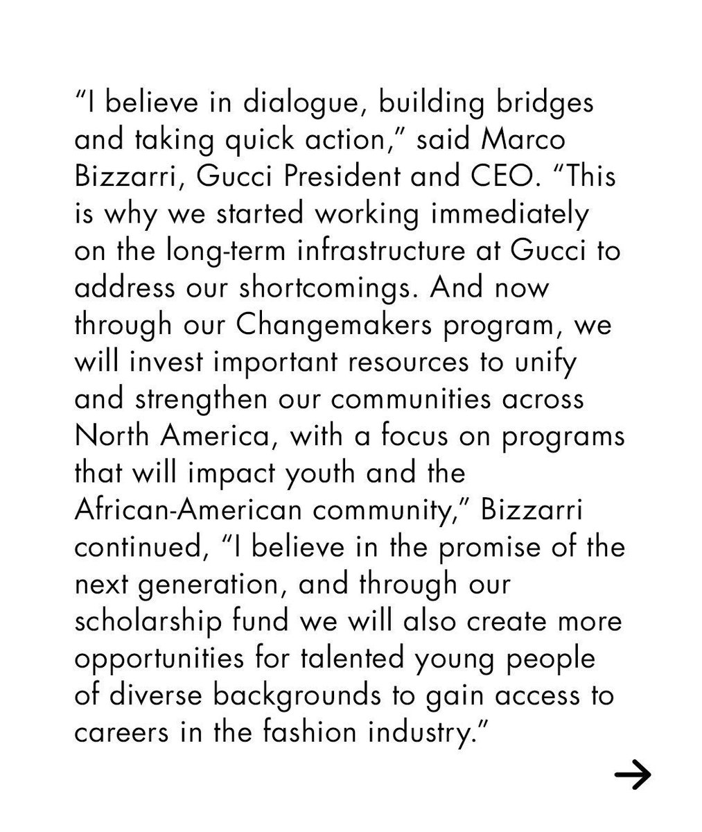 ShopTrife's tweet photo. Gucci Gives Back
#DapperDan #MarcoBizzarri and others sat down after #Gucci’s blackface incident and came up with The #ChangemakersProgram to give back and include #diversity in their design studio for their shortcomings.
Read below for details
#fashion #news #hiphop #fashionblog https://t.co/5sxZTkxJHj