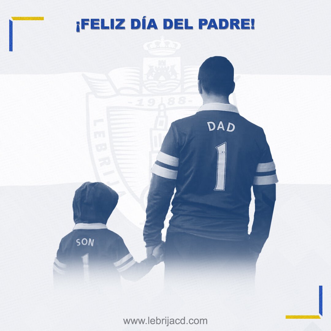 AlmaSportCenter's tweet photo. 👨‍👦 Hoy, 19 de marzo, desde el #LebrijaCD deseamos #FelizDíadelPadre.

Gracias a todos los que, con su esfuerzo, consiguen que nuestros pequeños disfruten cada día del deporte. 

#unidosaunailusión 🔵⚪️ https://t.co/n5TmxkAbKb