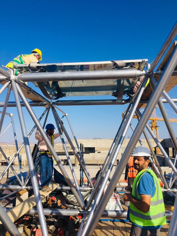 spaceframe6's tweet photo. جاري تركيب #اسبيس_فريم  مستشفى مكه العام الجديد
وزارة الصحة https://t.co/IX4csGOQHZ