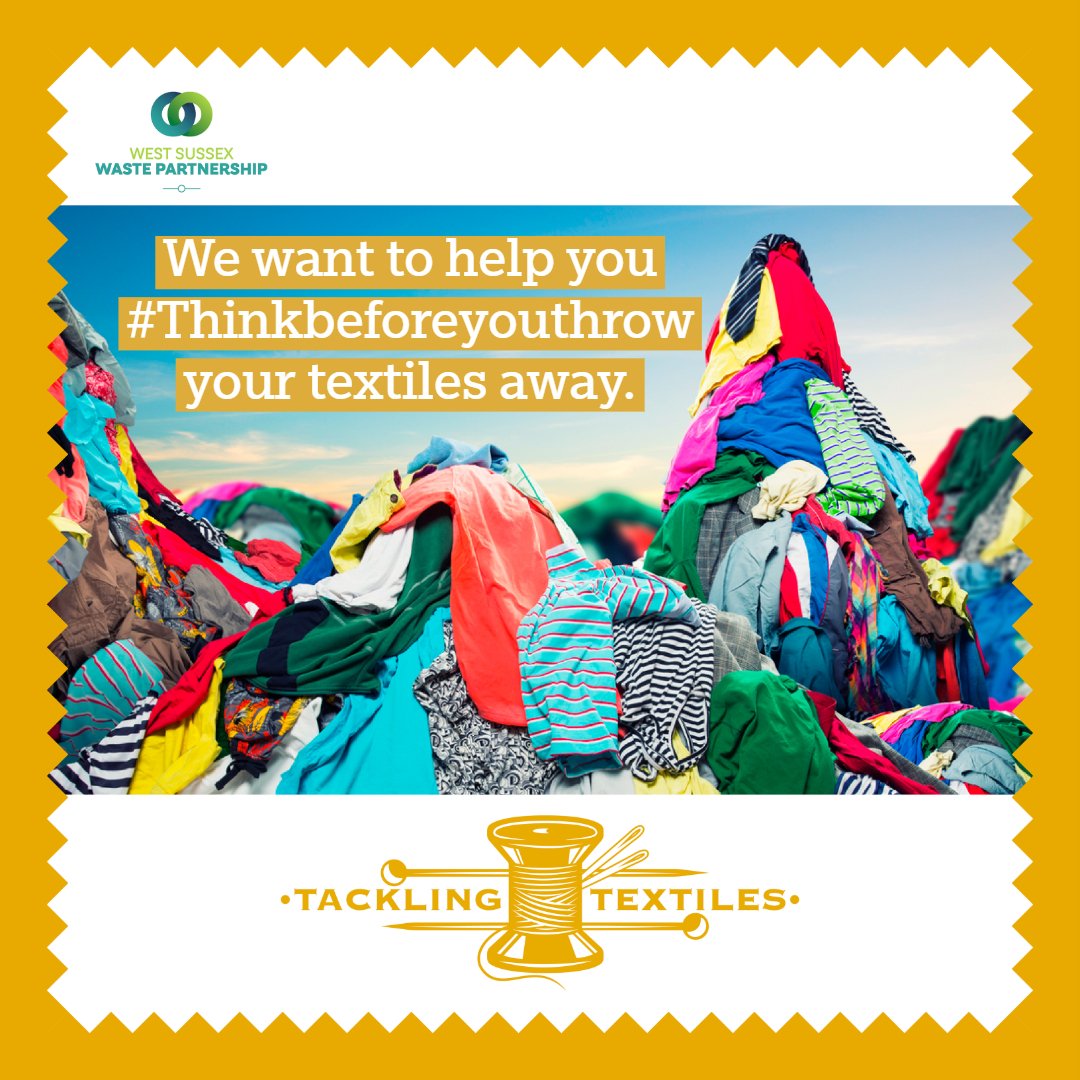 WSCCNews's tweet photo. Just over 7,000 tonnes of #textiles were thrown into bins at home & nearly 4,000 tonnes into the general household waste containers at the Household Waste Recycling Sites in 2017/18. Are you interested in #TacklingTextiles? Find out more at https://t.co/khxzIJ5Dlg. @WSrecycles https://t.co/3s9JclgM73