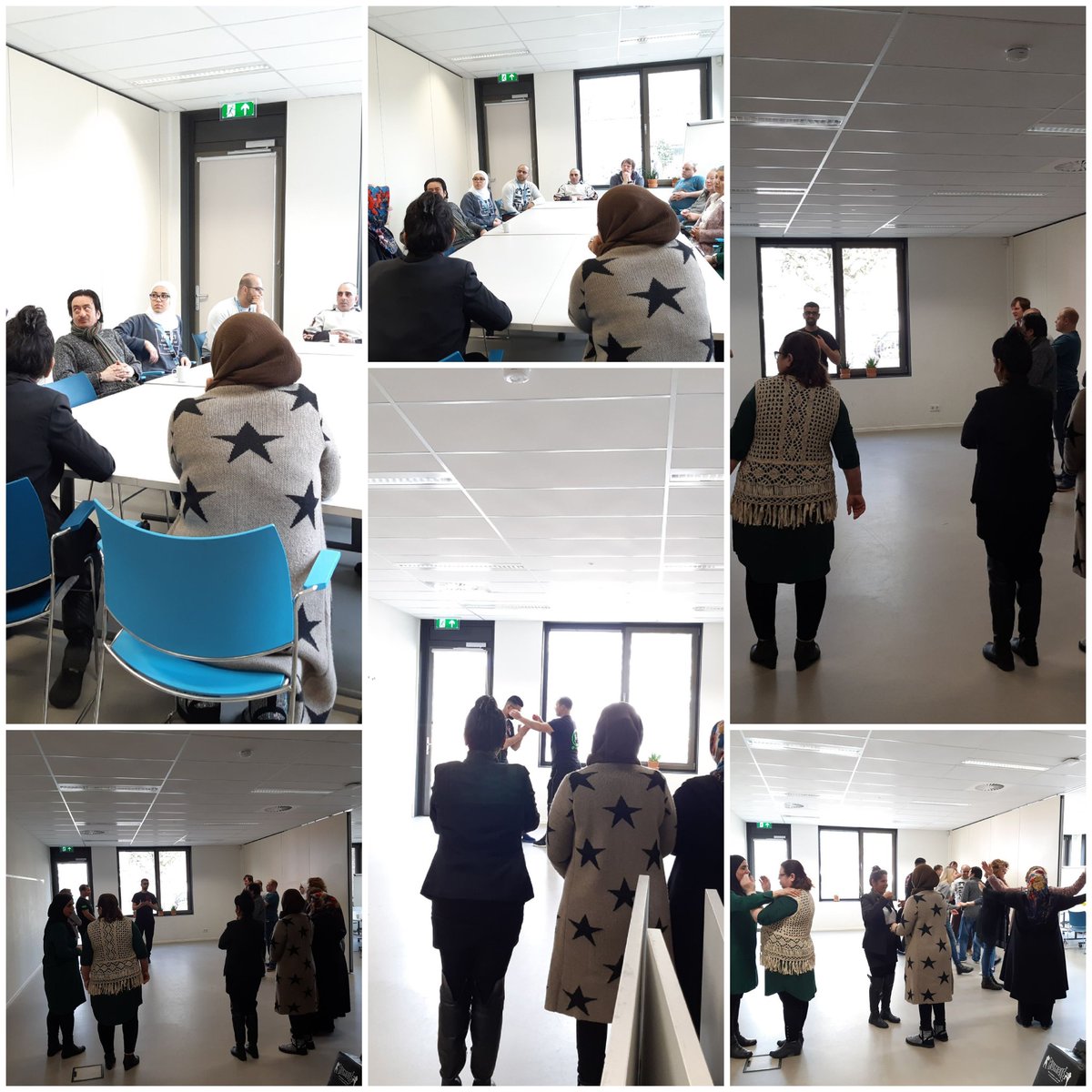 EmineDOCK's tweet photo. Training #beheervrijwilligers #BC_deDreef #Bc_deBoog #BC_deDreef #Overvecht @DOCKUtrecht #vreedzaam #agressitraining met succes voldaan https://t.co/ZFuefjpNN7