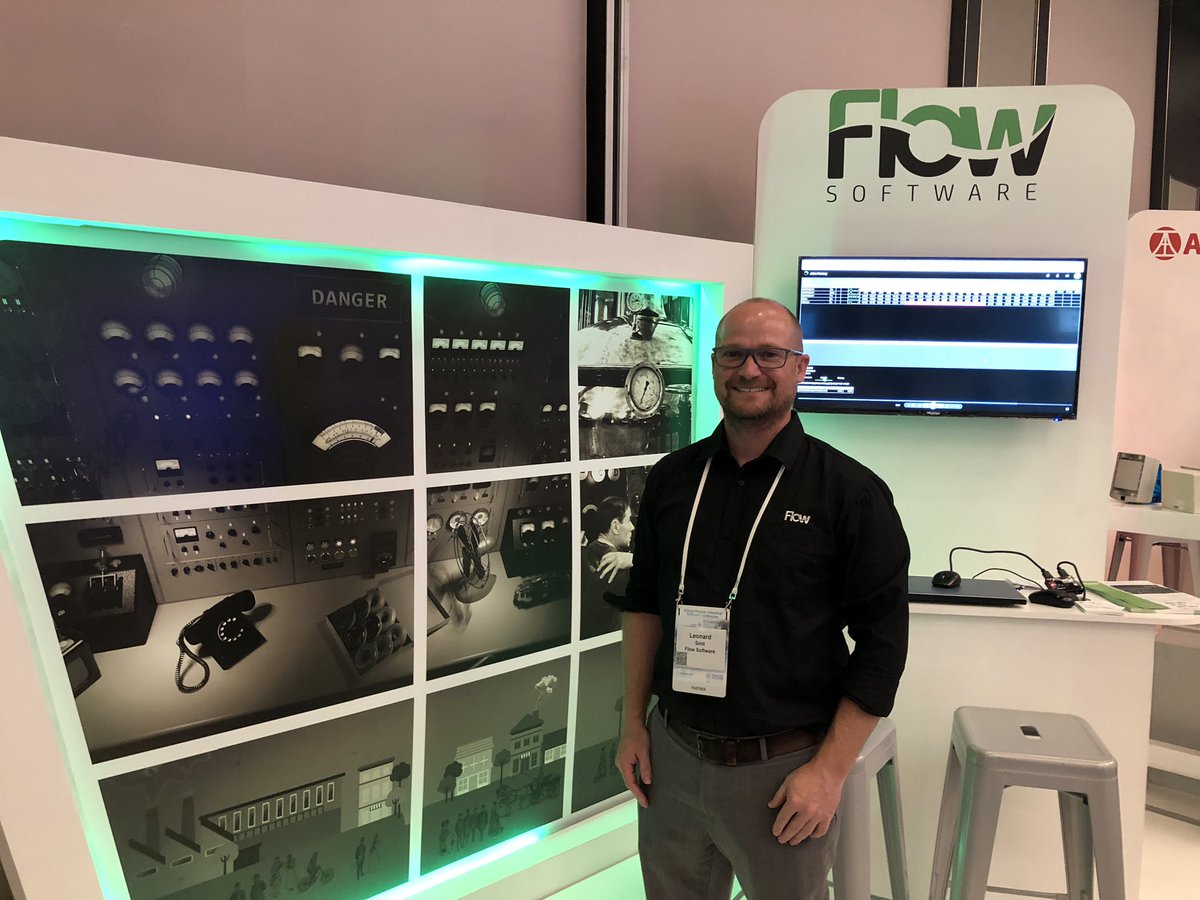 flow_software's tweet photo. Great presentation by @Leonardsmit123 on the new version 5.0 Flow Information Platform features #DigitalTransformation #DecisionSupport @IS3_AVEVA #XChange2019 https://t.co/HEKp4puWfC