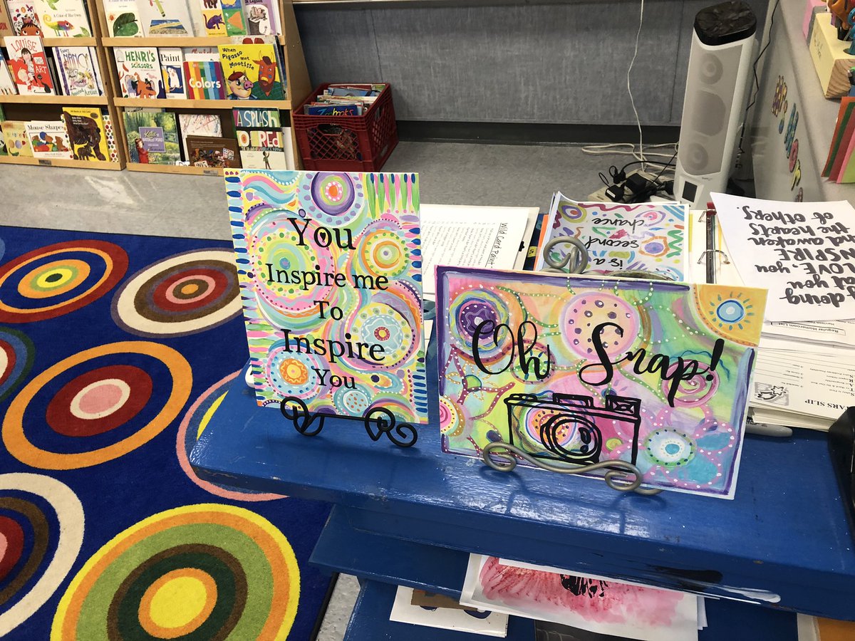 MrFlexon's tweet photo. When your EOY Art Teacher is part of the Wild Card book club... Mrs. Moran hosted a paint party for staff to help us remember our WHY! Breakfast included! #Bethewildcard #wildcard #HTWP4kids #KidsDeserveIt #TeachersDeserveIt #Teachers #art #inspire https://t.co/GMFVoRoU0s