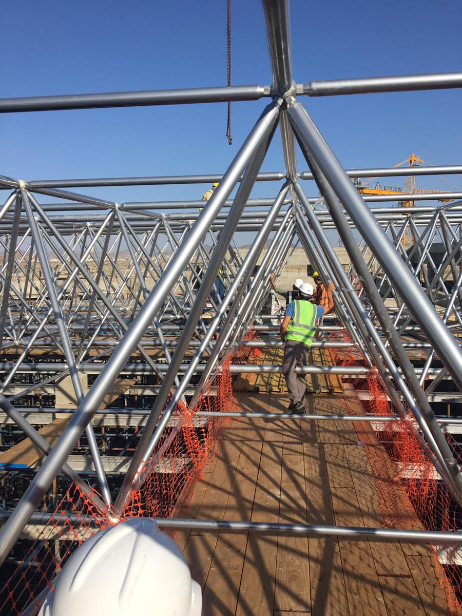 spaceframe6's tweet photo. جاري تركيب #اسبيس_فريم  مستشفى مكه العام الجديد
وزارة الصحة https://t.co/44wN3zo2bV
