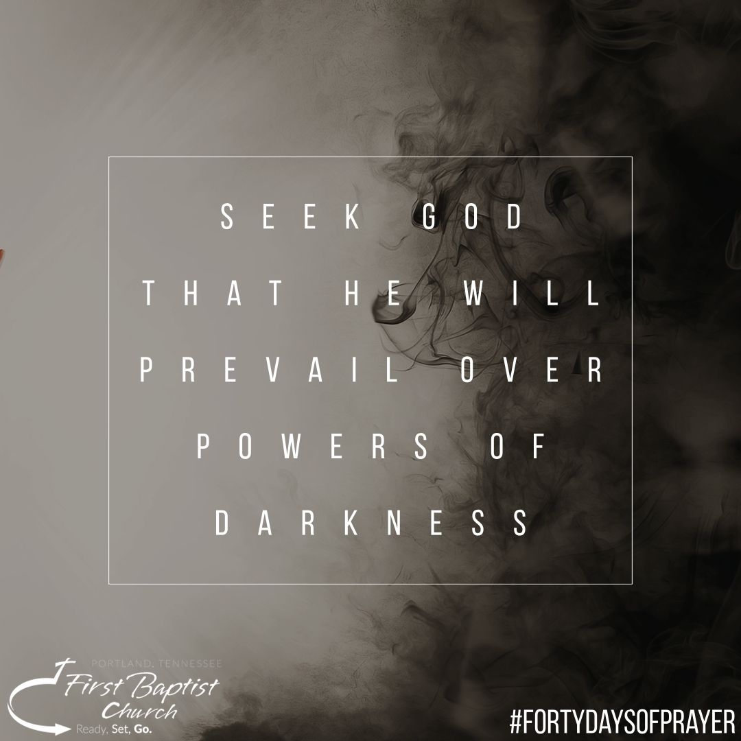 FBCPortland's tweet photo. Day 14: Morning prayer topic...
#fbcportland #readysetgo #fortydaysofprayer #portlandtn https://t.co/acAXq2qH9f