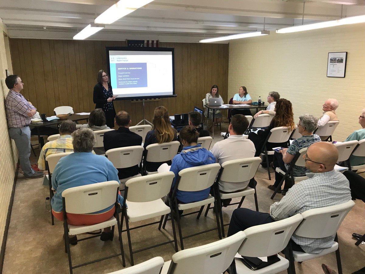 LCRapidTransit's tweet photo. Last week, the #LCRT project team visited with both the Oak Terrace and Union Heights Neighborhoods in @NorthCharleston. Couldn't make it? Get up to speed at https://t.co/a3Lz0fIDwO. Want us to speak to your group? Shoot us a message! #transit #bcdcog #publictransit #chstransit https://t.co/TNk5xY2Jn4