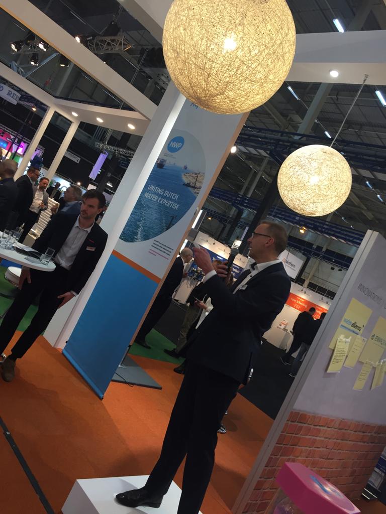 WaterAllianceNL's tweet photo. Currently at the innovation pitches... @ABB_Benelux @CellvationEU #SandCycle @hydraloop @CirTecBV https://t.co/8Nn3SKGfgM