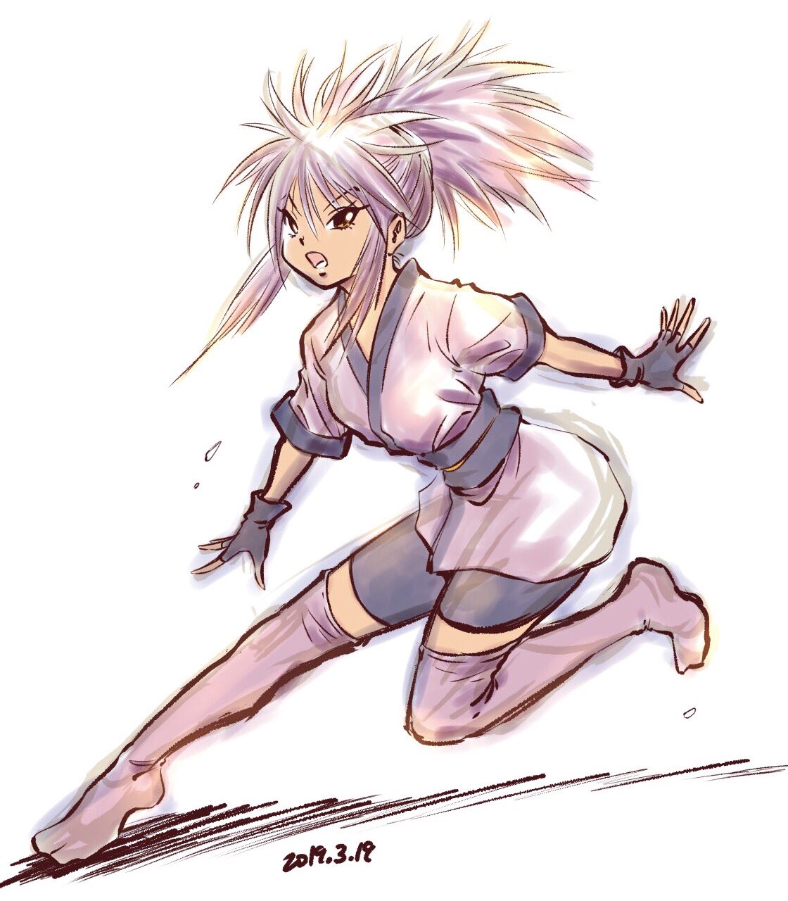 うるとらおれんじ なんだか久しぶりにマチを描きました イラスト ハンターハンター イラスト好きさんと繋がりたい イラスト好きな人と繋がりたい 1日1絵