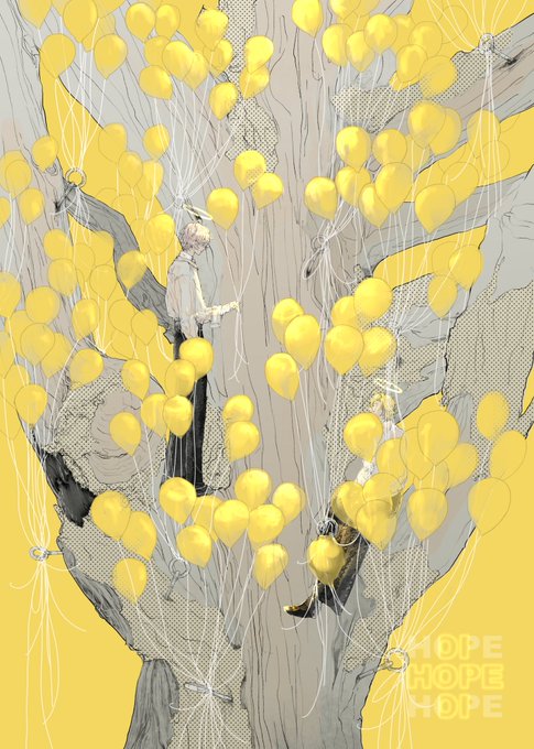 「1boy balloon」 illustration images(Oldest)