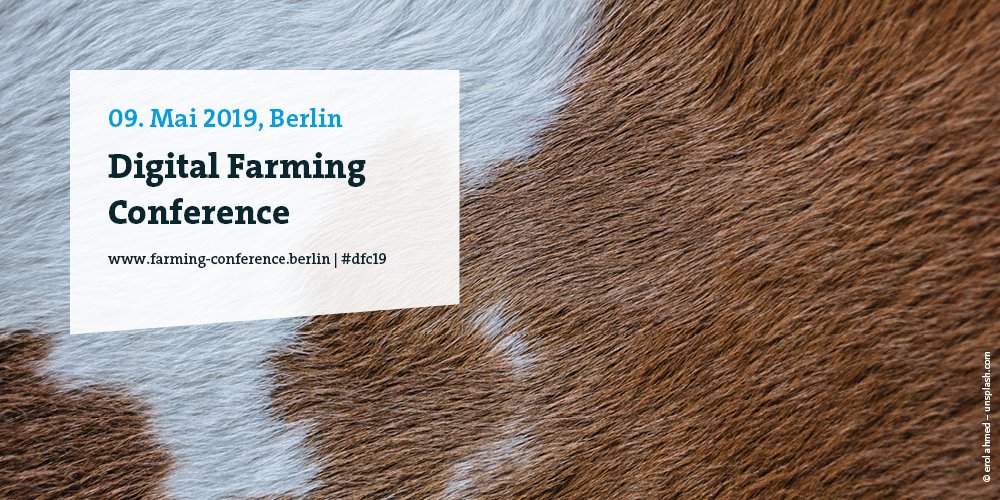 Die ersten Speaker der Digital Farming Conference stehen fest! Mit dabei sind u.a. die hessische Digitalisierungsministerin, Prof. Dr. Kristina Sinemus, Lars Abraham von <a href="/dropnostix/">dropnostix dairy monitoring solutions</a> und <a href="/RenateKuenast/">Renate Künast</a>. Nur noch heute gibt es Tickets zum Early Bird-Preis: bit.ly/2PHuIvK