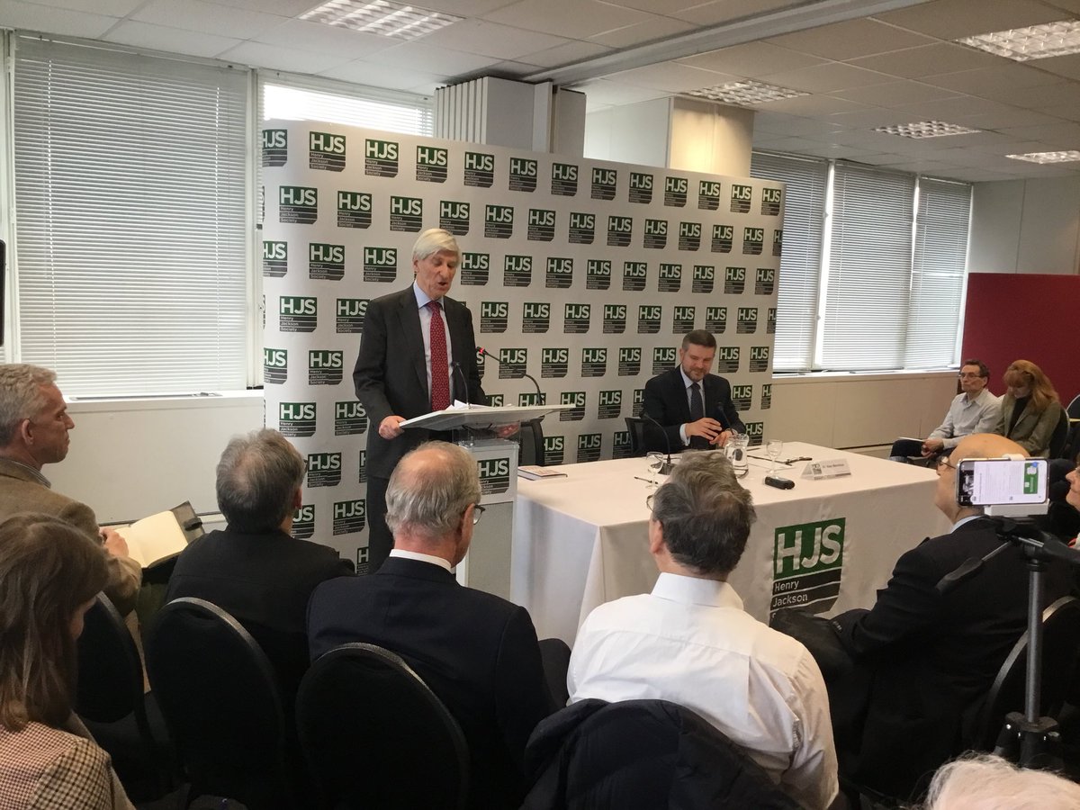 HJS_Org's tweet photo. Welcome to ‘The Consequences of Brexit for Britain and Europe’ with Professor Vernon Bogdanor and @alanmendoza #HJSEvents https://t.co/KTWUCKS60O