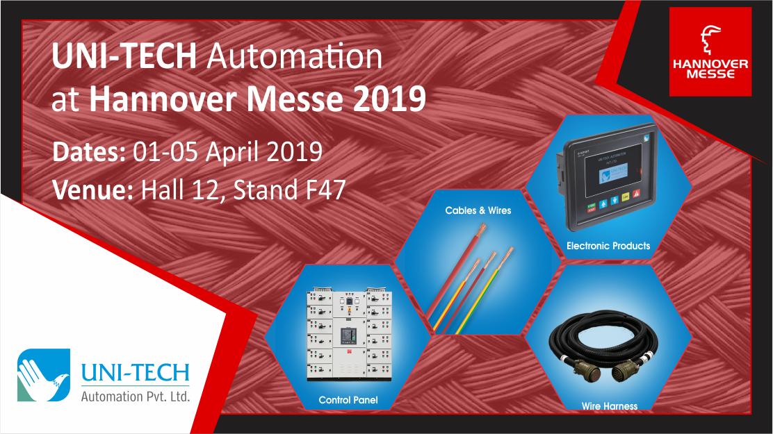 UniTech_Auto's tweet photo. Join us at #HannoverMesse 2019 and see our product range of -
✅Control Panels
✅Wiring harnesses
✅Electronic Products
✅Wires/Cables
For Appointments - https://t.co/V8y2seTjZB
#UNITECHAutomation #HM19 #wiringharnesses #electronic #products #cables #wires #controlpanels https://t.co/gEaj4wM8Ar