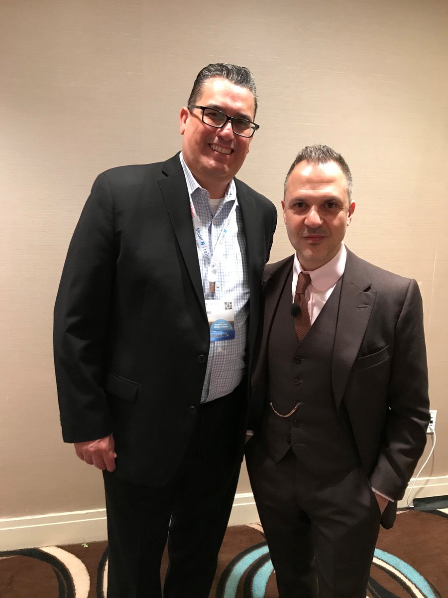 ModelN's tweet photo. Pretty cool to meet Platon this morning. He'll be speaking at #MNRainmaker19 shortly. @ModelN https://t.co/Vl99GMZe8G