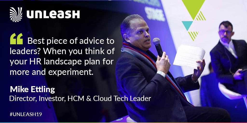 Everything is shifting quickly in the world of #HRTech. Here's some quality advice from <a href="/mikeettling/">Mike Ettling</a>, CEO, Director, Investor, HCM &amp; Cloud Tech Leader &amp; <a href="/vendorprisey/">Thomas Otter</a>, Founder at Otter Advisory. #UNLEASH19 #HR