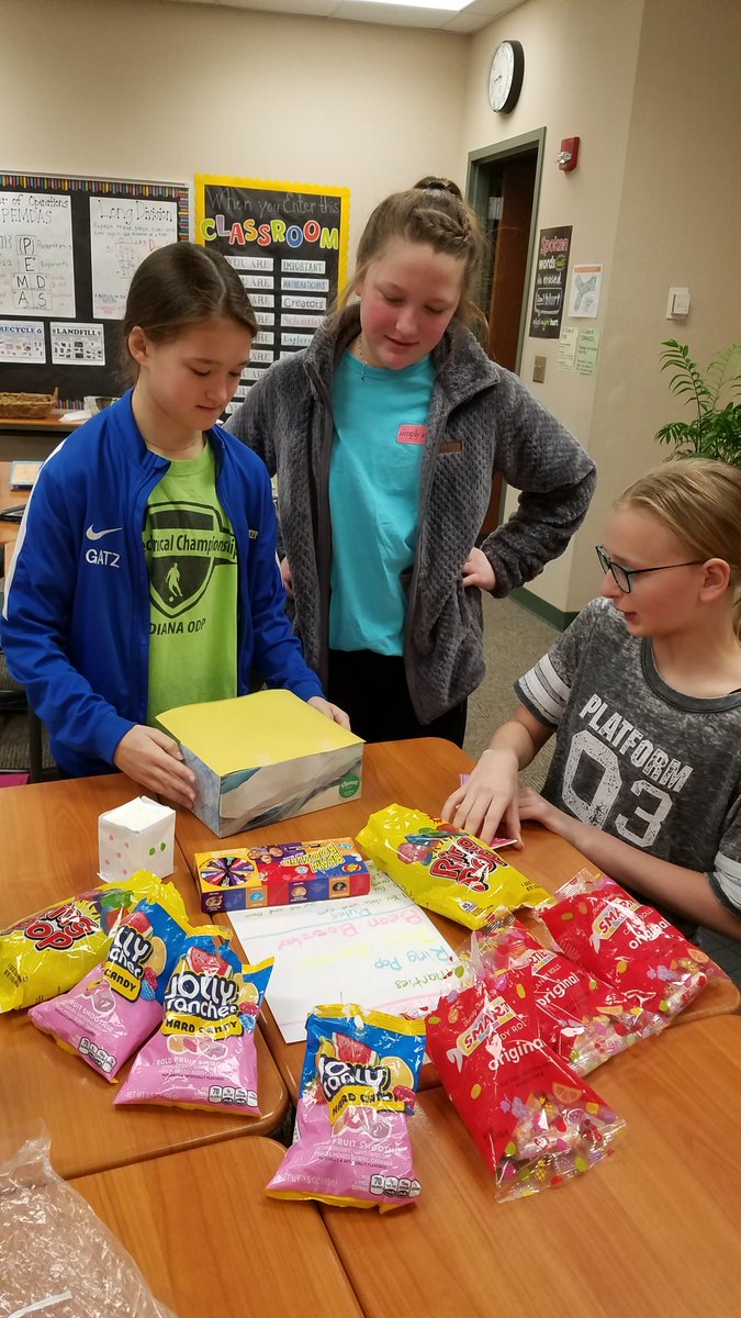CmclarenC's tweet photo. What's the probability? Students create and play games of chance. Probability must have been high because we had lots of lucky winners! https://t.co/siG3OET2sH