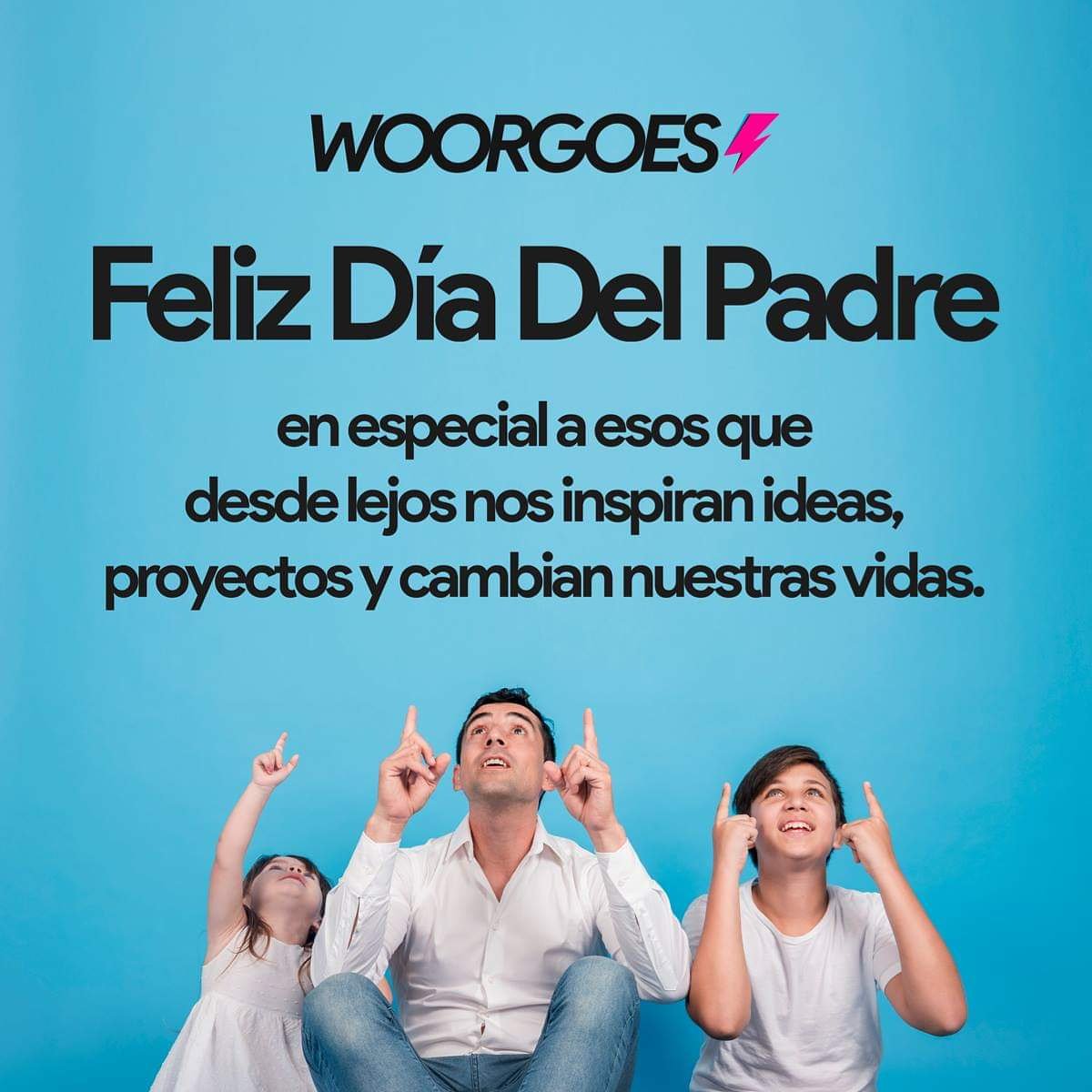 woorgoes's tweet photo. ¡#Feliz #DiaDelPadre! En especial a esos padres que desde lejos, en menor o mayor medida, nos #inspiran #ideas y #proyectos nuevos. ;) https://t.co/QkaGotdnYC