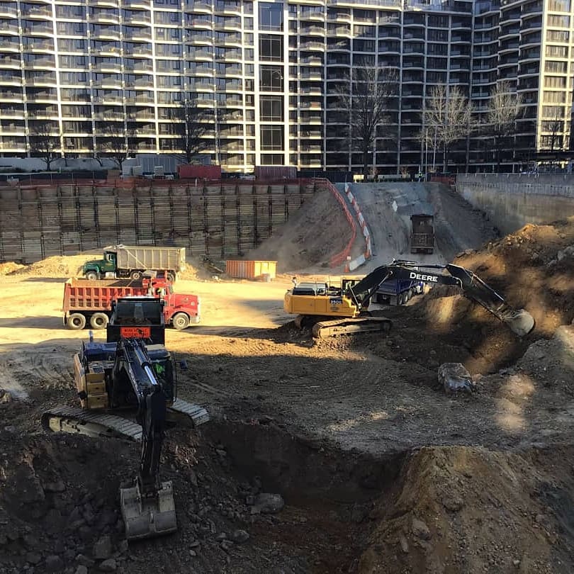 CWStrittmatter's tweet photo. Our West Rosslyn site (located on Wilson Blvd in Arlington VA) is progressing nicely.  Take a look! https://t.co/nfYtfPPjFa