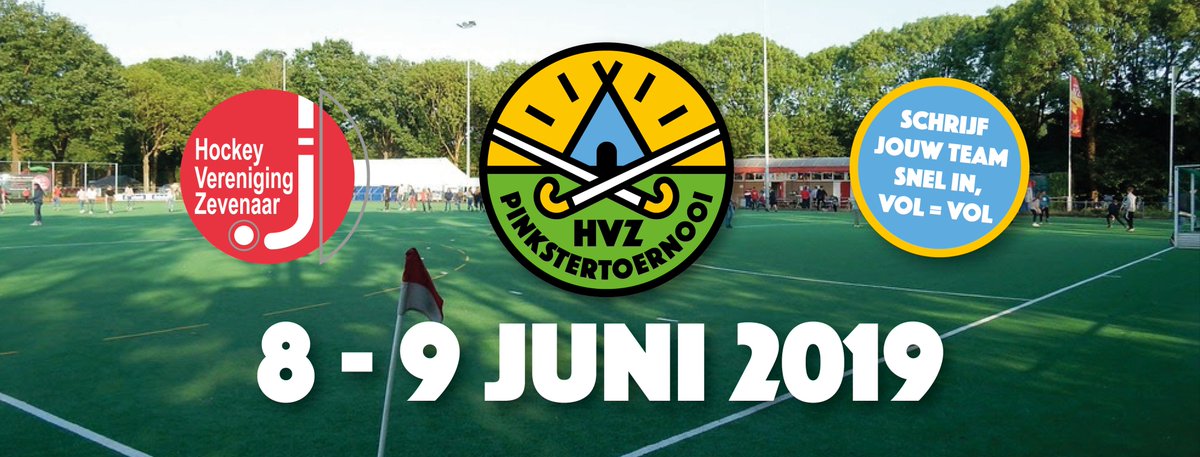 HVZevenaar's tweet photo. Op 8 en 9 juni 2019 is het weer tijd voor het Internationale Pinkstertoernooi bij Hockeyvereniging #Zevenaar voor B en C junioren. Doe ook mee met jouw team en schrijf je snel in via https://t.co/QfmTpLNKPy #hockey #hockeylife #KNHB https://t.co/TnQtKI5RDG
