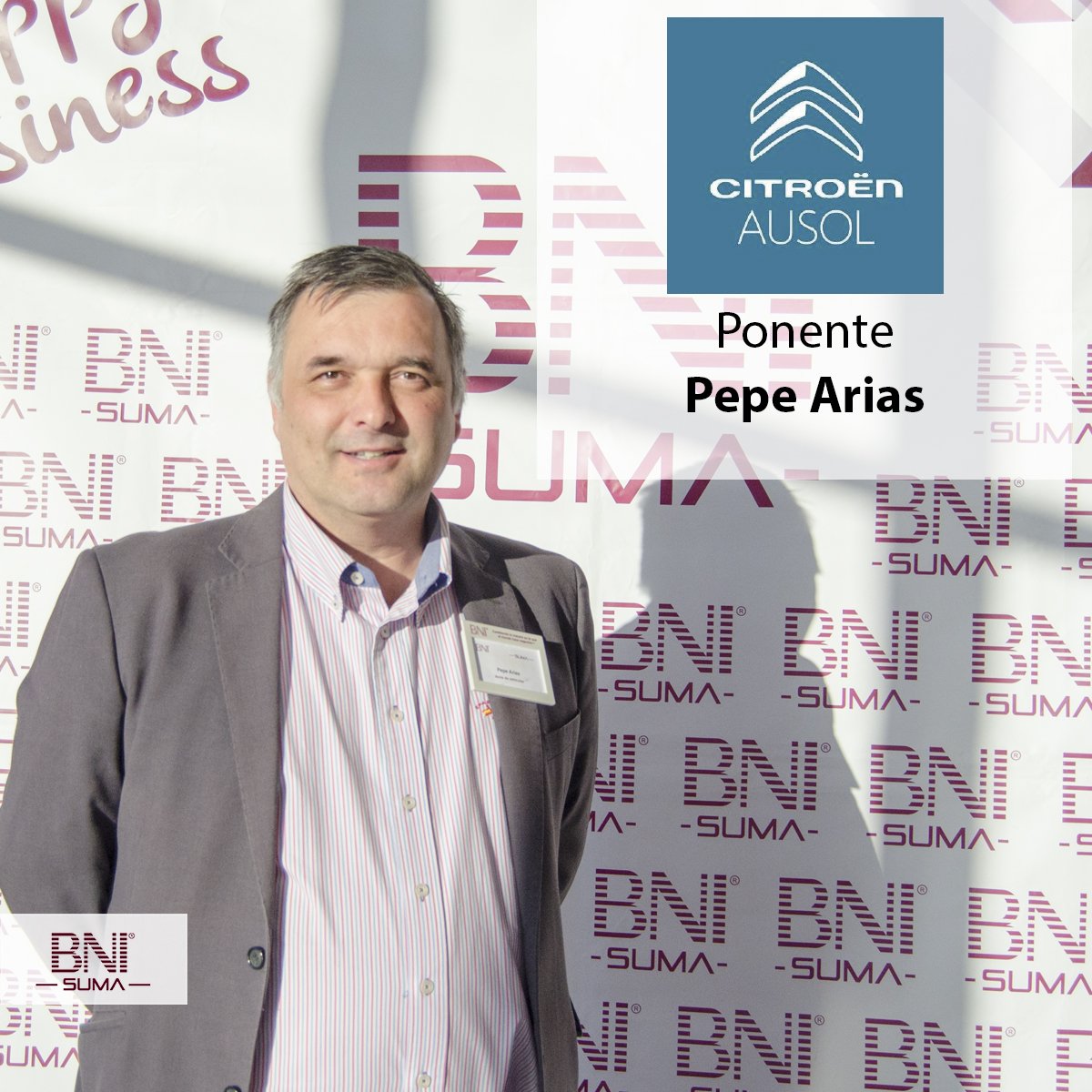 BNISuma's tweet photo. Mañana gran ponencia especia del compañero Pepe Arias, de @CitroenAusol concesionario oficial #Citröen de la #Axarquía.

Para conocerlo puedes venir de invitado poniéndote en contacto con nosotros. https://t.co/Pi7TyWTFEy