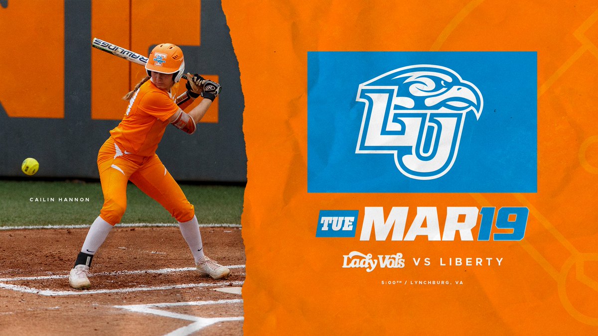 Vol_Softball's tweet photo. It's gameday! 

🆚 Liberty (Lynchburg, Va.)
⏰ 5 p.m. ET
📻 https://t.co/ASDd0dbRGK
📲 ESPN+ (https://t.co/DRUART5zmt)
📉 https://t.co/P1wVtbOqAP https://t.co/MYmiTuZd1Y